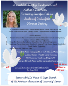 flyer for Author's Luncheon 2026